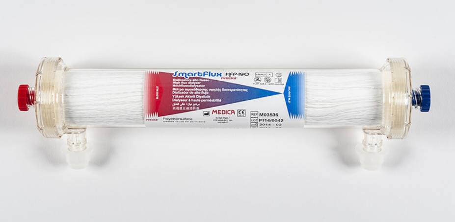 Гемодіалізатор СМАРТФЛЮКС з високим потоком .190 ПЮРЕМА